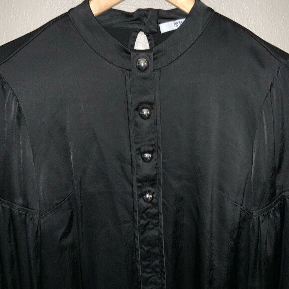 DEREK LAM 10 CROSBY Black Blouse size 4 - Picture 6 of 10